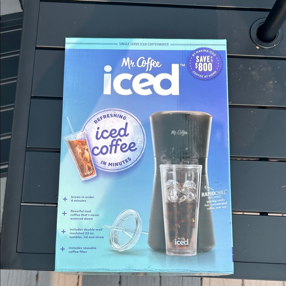 Mr. Coffee Iced Coffee Maker with Black Finish